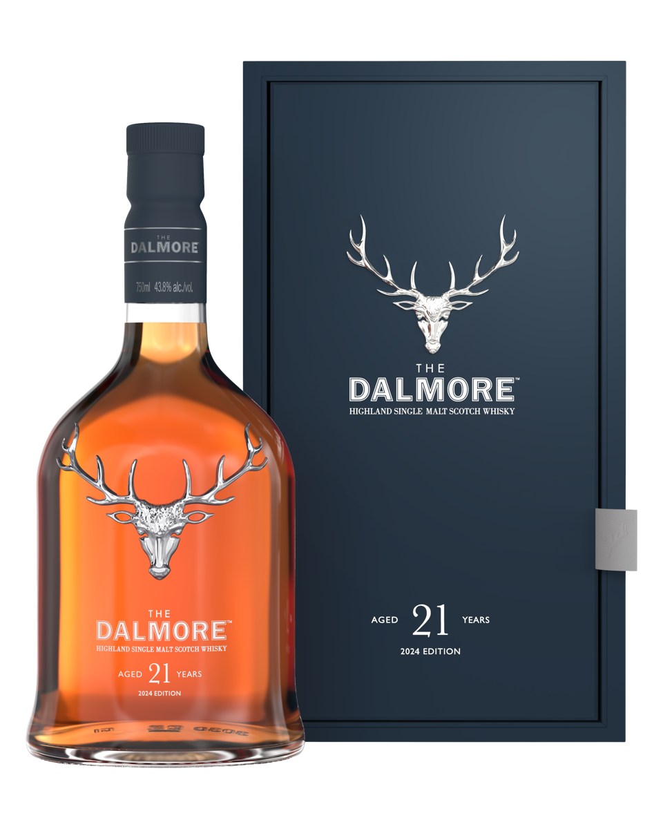 The Dalmore 21 Year Old bottle and box 