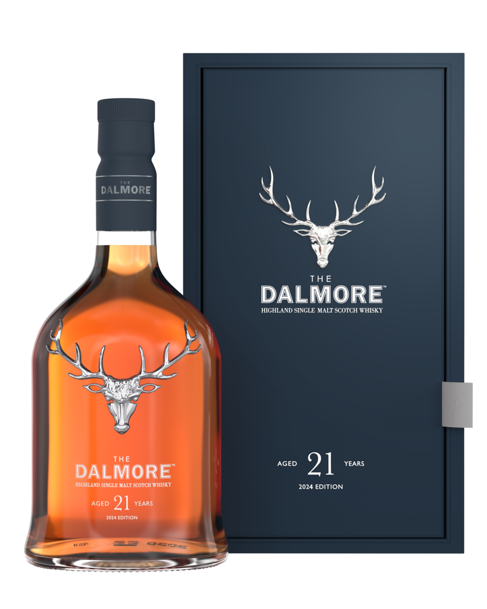 The Dalmore 21 Year Old bottle and box