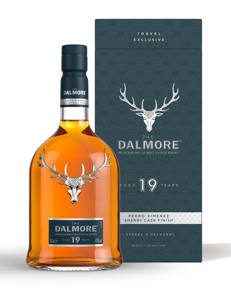 The Dalmore D19 PX Box & Bottle Transparent With Shadow