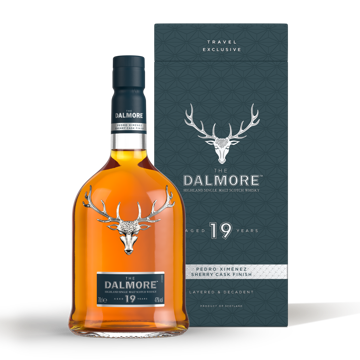 The Dalmore D19 PX Box & Bottle Transparent With Shadow
