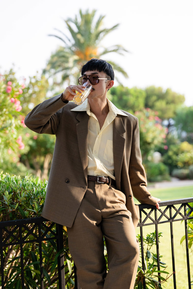 Cocktail Brown Suit (1)