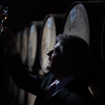 Medium Richard Paterson Cask Profile In Silhouette. Credit David Parry Photography