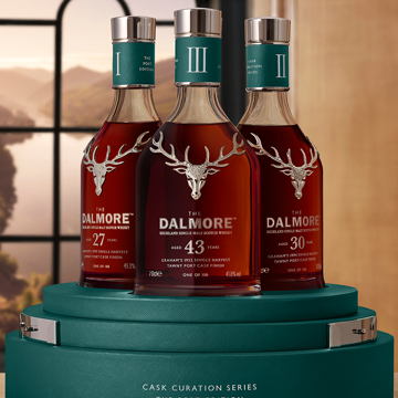 The Dalmore Cask Curation Series Port Edition bottles