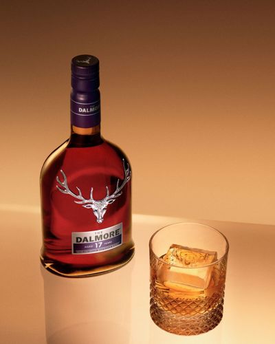 The Dalmore Aged 17 with a whisky glass